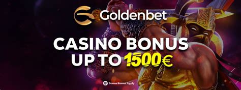 Goldenbet casino bonus
